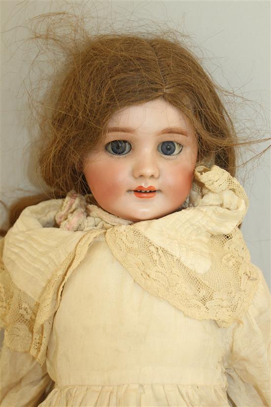 A Tete Jumeau bisque head doll. c.1900, 61cm